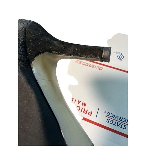 Anne Klein Belicimo Leather Suede Black Booties - Picture 9 of 14